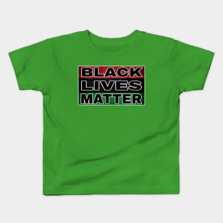 Black Lives Matter - Pan African - Front Kids T-Shirt